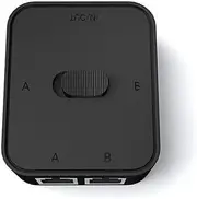 domoi 2 Port RJ45 LAN CAT6 Network Switch Selector 1000Mbps 2 in 1 Out/1 in 2 Out Internal External Network Switcher Splitter