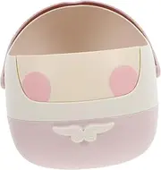 DOITOOL Cute Mini Trash Can with Lid Cartoon Desktop Waste Bin for Small Spaces for Dorms Home Kitchens Odor Trapping Flip Lid Design Easy to Clean