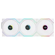 Lian Li TL120 Uni Fan Wireless LCD ARGB PWM 120mm White 3 Pack