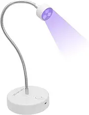 ITOWNKN Flash Cure Gel Nail Lamp, UV LED Mini Nail Light, Portable Gooseneck Nail Lamp for Gel Polish, Professional Cordless Nail Dryer for Home & Salon Manicure