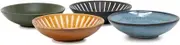 salt&pepper Osaka Dish 4-Piece Set, 15 cm x 4 cm Size