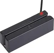 USB Magnetic Stripe 3-Track POS Credit Card Reader Swiper - Magstripe Swipe Card Reader