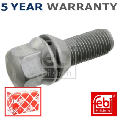 Febi Wheel Bolt Fits Renault Clio 2005-2014 Megane 1997- Scenic 1999-2003