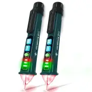 Dual Range Non-Contact Voltage Tester Pen 12V-1000V/48V-1000V, 2 Pack - NEW