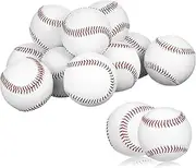 Anneome 12 Pcs Training Ball Baseball for Practice Baseball Training Stuff Training Baseballs Baseball Training Equipment Baseball Practice Baseball Baseballs for Pitching PVC White