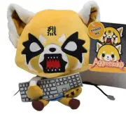 GUND Sanrio Aggretsuko Rage Sound Plush Animal Red Panda Netflix Original, 9"