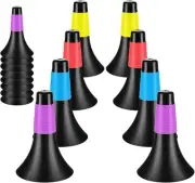 AKA SPORTS GEAR 8 Rip Cone Set, Agility Training Sport Cone, 9 Inches Marker Con