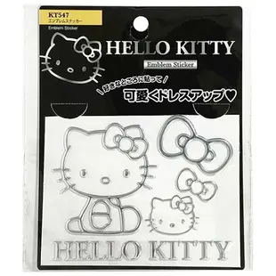 真愛日本 凱蒂貓kitty 多圖 銀 車用 裝飾 貼紙 裝飾貼紙 造型貼紙 車用貼紙 貼紙 行李箱貼紙