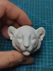 1:18 Simba Lion Animal Head Sculpt Carving Fit 3.75in Male Action Figure Doll