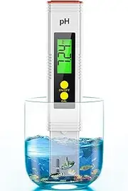 PH Meter for Water, PH Tester 0.01High Accuracy Water Quality Tester with 0-14 PH Measurement Range, PH Meter for Household Drinking, Pool, Aquarium, Aquaculture, Lab, Beer Brewing & Wine