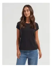 [Vero Moda] Ava Plain Top in Black