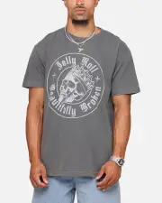 [Jelly Roll] Jelly Roll Beautifully Broken Badge T-shirt Faded Black - Size M M Faded Black