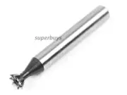 8mm 60 Degree Dovetail Cutter Standard Milling End Mill Inverted HSS Side Ways