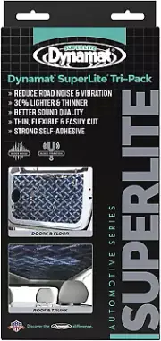 Superlite Sound Deadening Car Insulation Tri Pack – Lightweight Noise Dampening