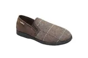Goodyear Mens Harrison Tweed Slippers (Brown) - UTGS247