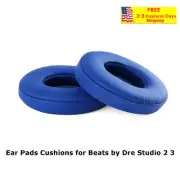 Ear Pads for Beats by Dre Studio 2 3 Soft Memory Foam Cushions Headphones Blue