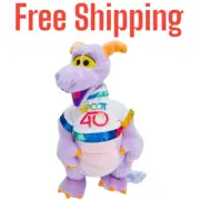 Disney Purple Dragon Figment Magnetic Shoulder Pal Plush Magnet 6" Toy