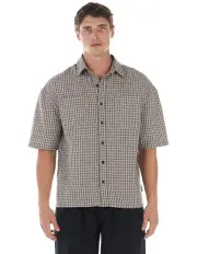 [Nana Judy] Archibald Short Sleeve Shirt in Taupe