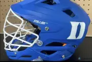 New Duke Blue Devils Lacrosse Helmet Schutt Stallion 575 Medium Matte Royal Blue