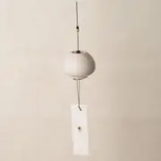 Korean Handmade Moon Jar Wind Chime Bell Ceramic Pottery Deco Traditional Gift