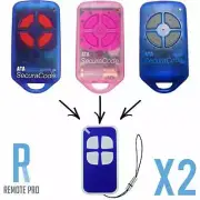 2 x ATA Garage/Gate Door Compatible Remote PTX-4 Securacode PTX4 GDO2v5/2v6/2v7