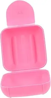 TOVINANNA Box Feminine Care Cups Portable Pouch Carrier Travel Carrying Pouch Portable Keys Storage Small Items Holder Keys Organizer Keys Holder Pouch Pink Plastic re-usable