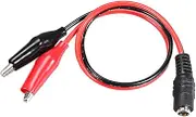 uxcell 2.1mmx5.5 mm 12V DC Female Jack to Alligator Clip Power Cable Connectors 32cm for CCTV Security Camera Lighting Adapter
