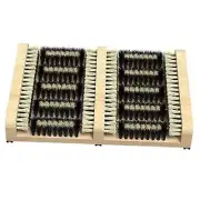 SCRUBIT Boot Scraper Brush – Flat Door Scrubber Mat - All Weather Shoes &