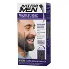 Touch of Gray Mustache & Beard, Beard Coloring for Gray Hair with Brush Inclu...