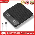 Mini Coffee Scale with Timer Rechargeable 3kg/0.1g Digital Espresso Scale
