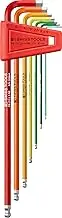 PB Swiss Tools PB 212LH-6 RB Ballend Hex Key Set long rainbow
