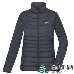 【ATUNAS 歐都納】女款KEEP WARM輕量羽絨外套 (A1GA2235W 黑/防潑水/防風/保暖)