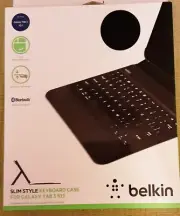 Belkin Slim Style Bluetooth Keyboard Case Samsung Galaxy Tab 3 10.1 Black