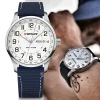 在飛比找Yahoo奇摩購物中心優惠-瑞士錶 WENGER 夜光面盤運動時尚腕錶-01.1541.