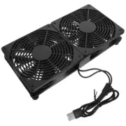 Dual Fan Radiator Laptop Cooling for Computer Case Fans USB Mini