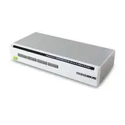SERVEREDGE 4-Port USB / DisplayPort Desktop KVM Switch With Audio & USB Hub 2.0 - Includes Cables