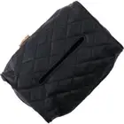 1 Pcs Leather Car Tissue Holder Black Tissue Holder Tissue Box Bedroom