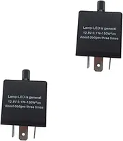 SUPVOX 2pcs 3 Pin Led Flasher Relay Cf13 Jl-02 Car Vehicle Light Lamp Auto Led Flasher High Performance