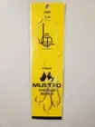 Jeros Tackle Size 4/0 Mustad Snelled Hooks Pack of 3