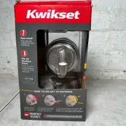 Kwikset Single Cylinder Deadbolt featuring SmartKey Security Satin Nickel, New