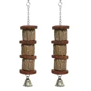 2x Rosewood Hide 'n' Treat Hamster/Rabbit Chew/Climb Pet Chain Toy Natural Asst