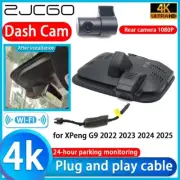 Plug and Play 4K 2160P Wifi DVR Dash Cam Camera for XPeng G9 2022 2023 2024 2025