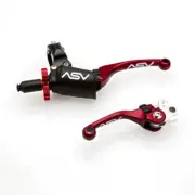 ASV Red F4 Shorty Clutch+Brake Lever Pro Pack For Honda Sportrax 250 TRX250EX 2x