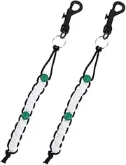 ibasenice 1 Pair Golf Score Tracker Beads Golf Training Tool Key Chain Accessory