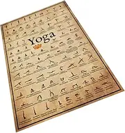 Mikinona Yoga Poses Canvas Poster Decorative Wall Accessory for Home Unframed Art for Yoga Studios Living Room Decor and Fitness Enthusiasts