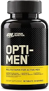 OPTIMUM NUTRITION Opti-Men Multivitamin Supplements for Men with Vitamin D, Vitamin C, Vitamin A and Amino Acids, 30 Servings, 90 Capsules (1102278)