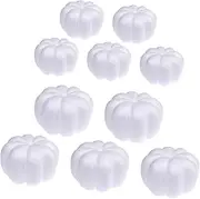 10x Foam Pumpkins Craft Kit Fall Harvest Halloween Artificial Pumpkins for Wedding Party Supplies Table Centerpiece Birthday