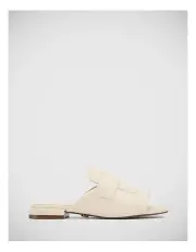 [Wittner] Euginia Leather Slide in Ivory