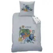 Matt and Rose African Spirit Jungle Quilt Cover Set - Single Bed Size