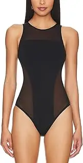 [SEBOWEL] Women Sheer Mesh Bodysuits Sexy See Through Bodysuit Top Blouse Shirt